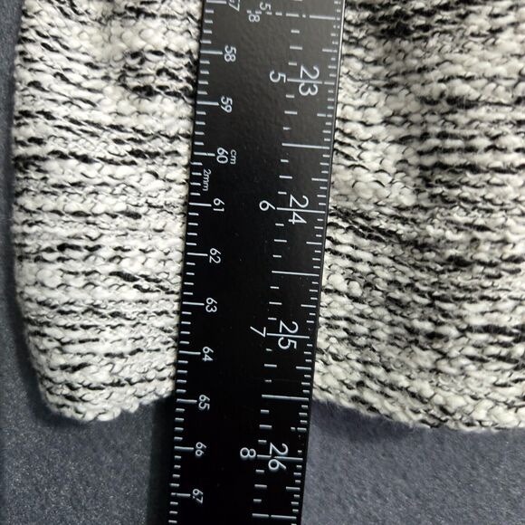 LOFT Women 10 Black Marbled One Button Notched Blazer Jacket - Picture 10 of 10